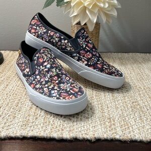 NWOT Tory Burch Hanover Floral Slip On Shoes 8.5M